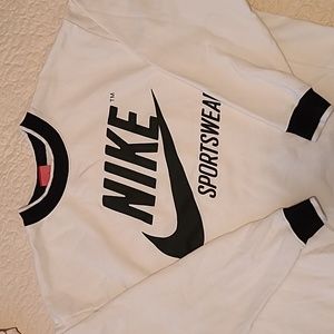Nike sweatshirt size xs white